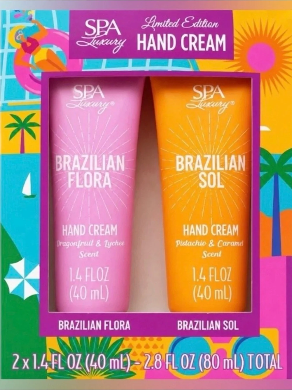 Spa Luxury Brazilian Exfoliating Sugar Scrub or Hand Cream Duo • Choose Yours